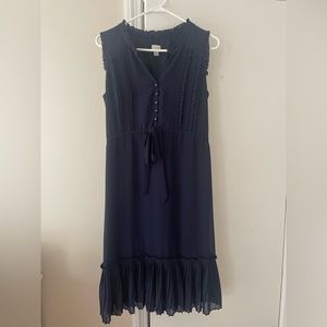 A New Day - Navy Sleeveless Dress